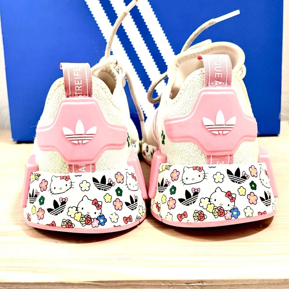 Adidas Hello Kitty Pink and White Sneakers - Picture 4 of 11